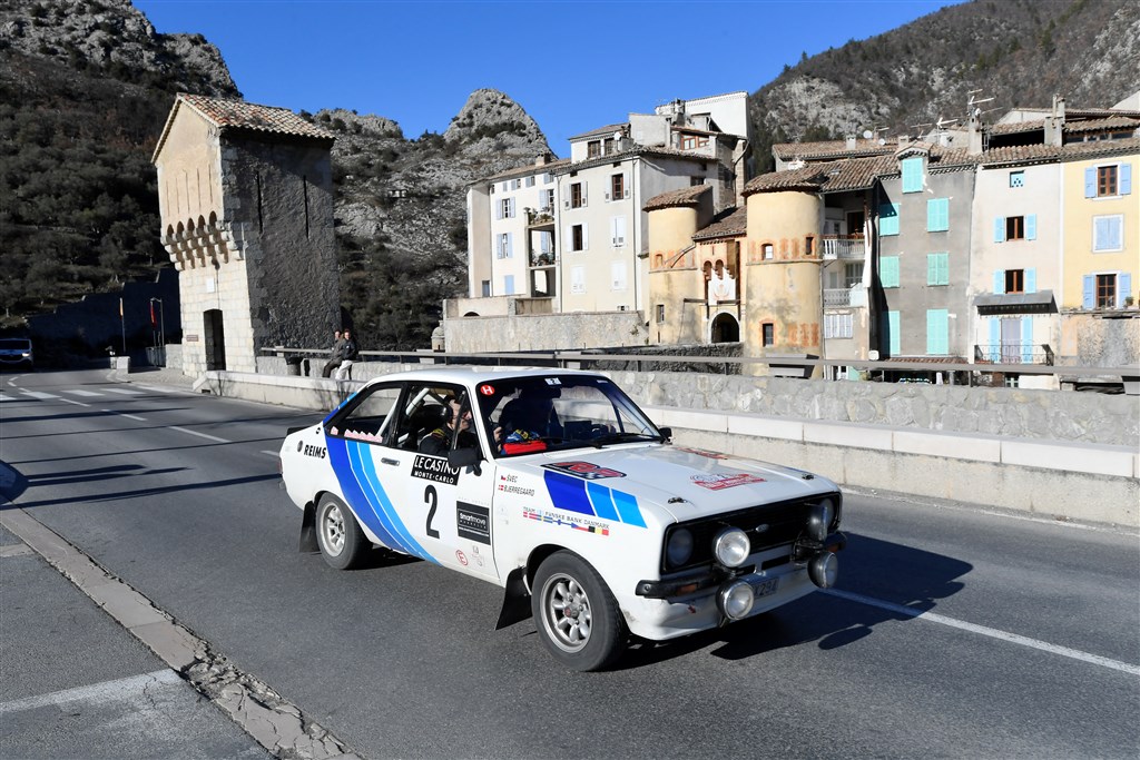 Henrik Bjerregaard og Jaromir Svec i Ford Escort RS 2000 Mk II fra 1979.
(Foto: Torben Weber Andersen)